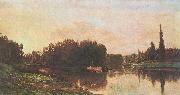 Charles-Francois Daubigny, Der Zusammenflub der Seine und Oise